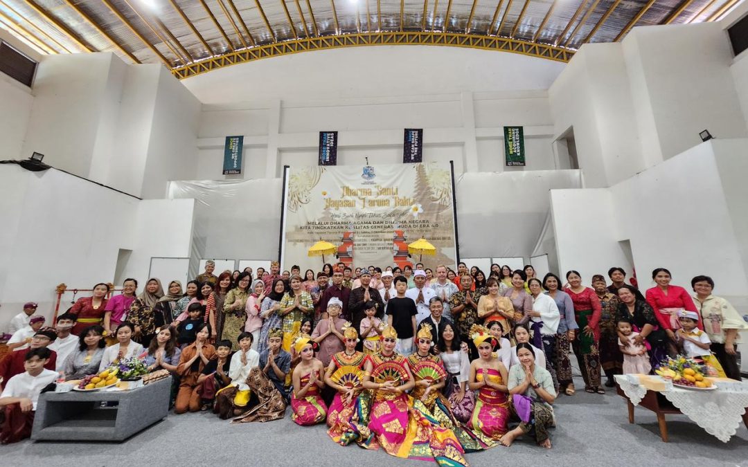 Puncak Peringatan Nyepi, Keluarga Besar Umat Hindu di Yayasan Taruna Bakti Rayakan Dharma Santi